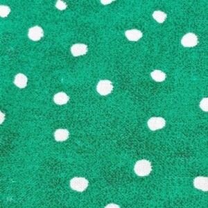 Green Polka Dot Fabric Sewing‎ Quilting Material Cotton Crafting 1 Yard